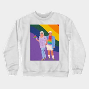 Old couple Pride Crewneck Sweatshirt